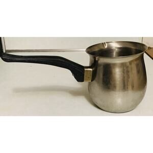 Stainless Coffee Milk Frother Chocolate Warmer Butter 12 Oz